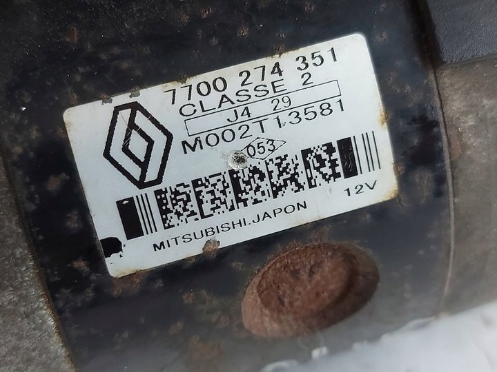 фото №7, Стартер renault 7700274351 m002t13581 1.4 mitsubishi