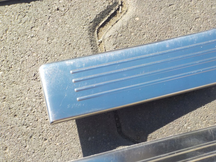 фото №8, Mercedes w212 накладка планка порогова хром kpl eu