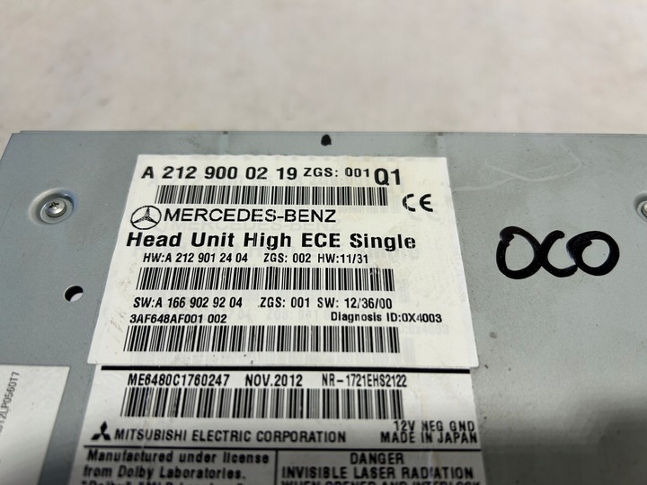 фото №7, Mercedes w212 w218 cls радіо команда навігація навігація 2129000219