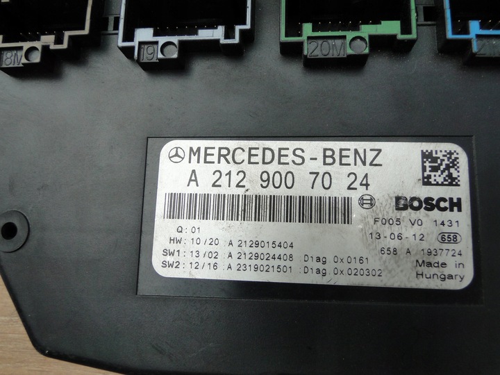 фото №5, Mercedes w218 w212 модуль sam