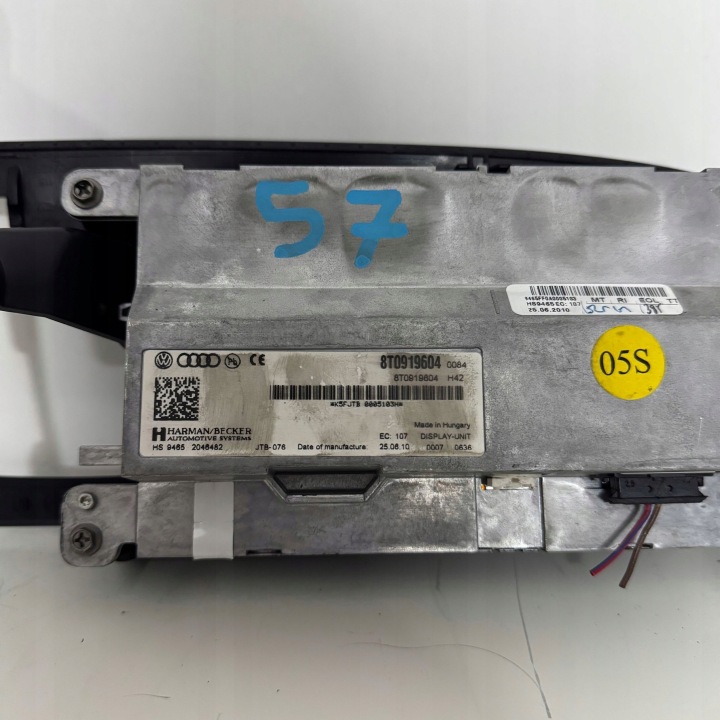 фото №7, Дисплей магнітола mmi audi a4 b8 a5 8t рестайлінг 8t0919604