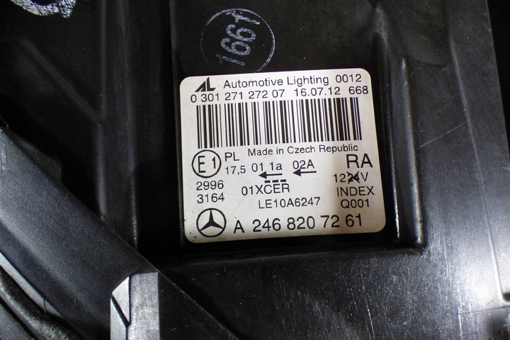 фото №8, Фара ксенон правый a2468207261 европа mercedes b-klasa ii w246