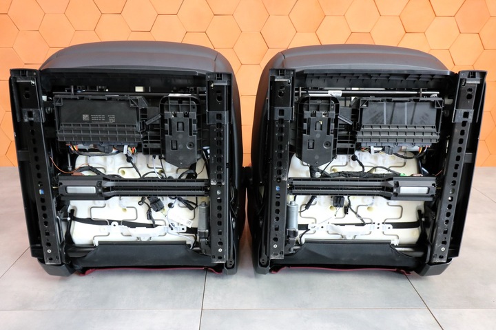 фото №16, Bmw 7' g70 i7 g70 салон сиденья sport з підігрівом bowers veganza burgundy