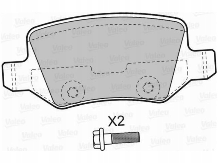 фото №2, Гальмівні колодки зад mercedes vaneo 1.6-1.9 02-05 клас b w245 1.5-2.0 05-11