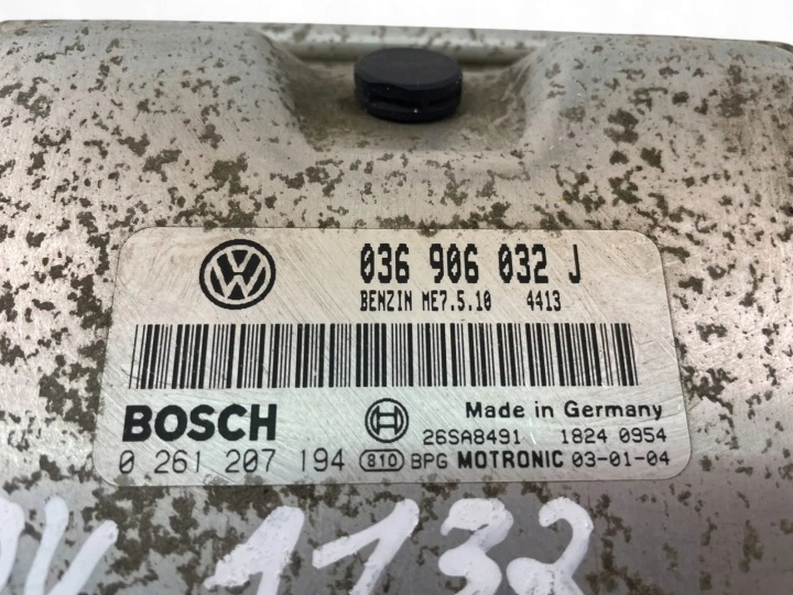 фото №8, Jednosta керуюча двигуна ecu skoda octavia i 1u2 0261207194 32070709
