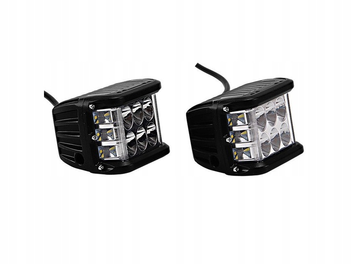 фото №13, Лампа рабочая led панель галоген 45w cree cube