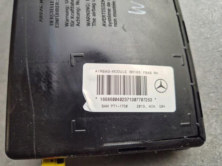 фото №2, Подушка сидіння права mercedes ml w166