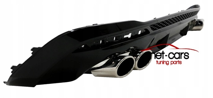 фото №6, Диффузор спойлер audi a4 b9 8w рестайлинг 20- наконечники чёрный sline s4