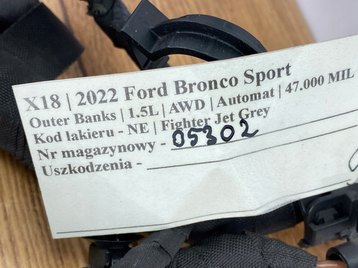 фото №6, Жгут провод установка двигателя ford bronco sport 2020+ usa