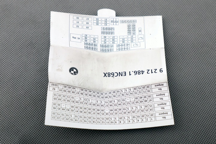 фото №11, Bmw e81 e82 e88 e90 e92 карта карта запобіжників