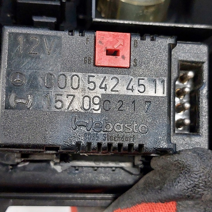 фото №11, Mercedes w210 попільничка панель керування вебасто 0005424511 15709c217