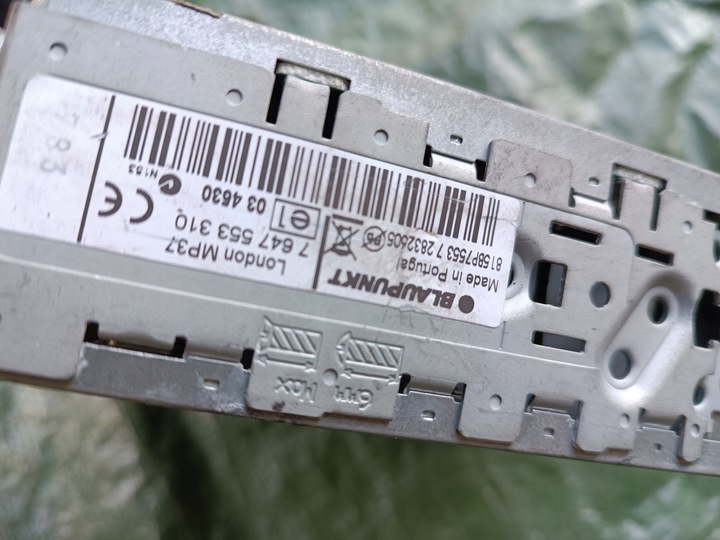 фото №11, Радиопроигрыватель blaupunkt london mp37 smart fortwo i 450 7647553310