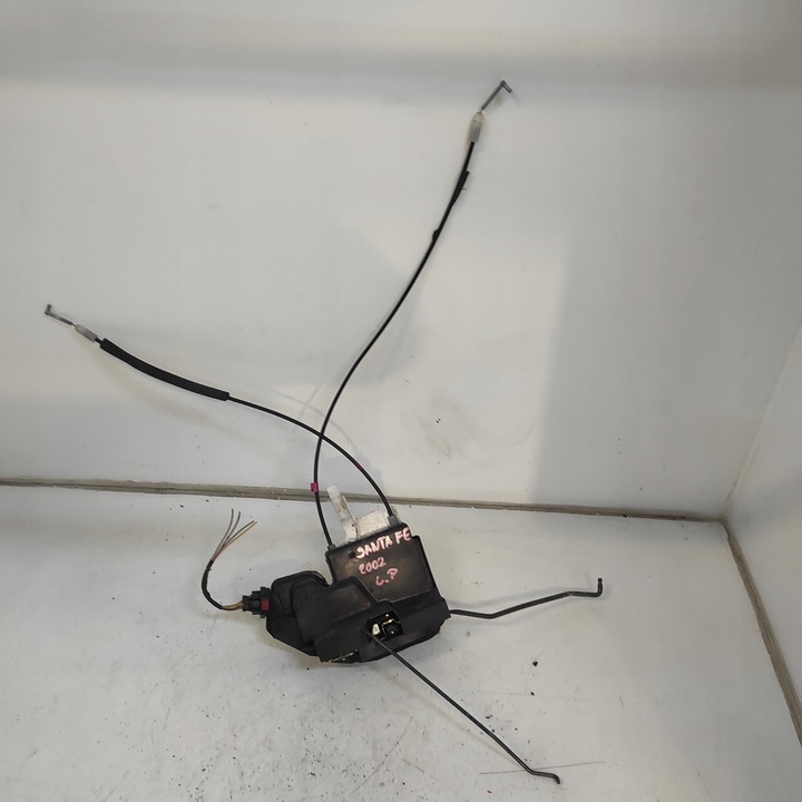 фото №1, Замок дверь левый перед 4pin hyundai santa fe