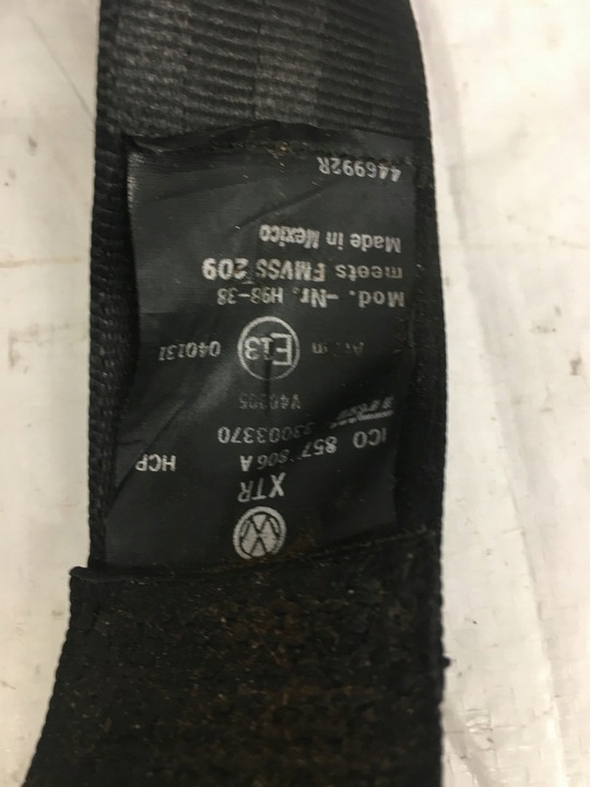 фото №10, Pas безпеки лівий зад new beetle 1c0857805a