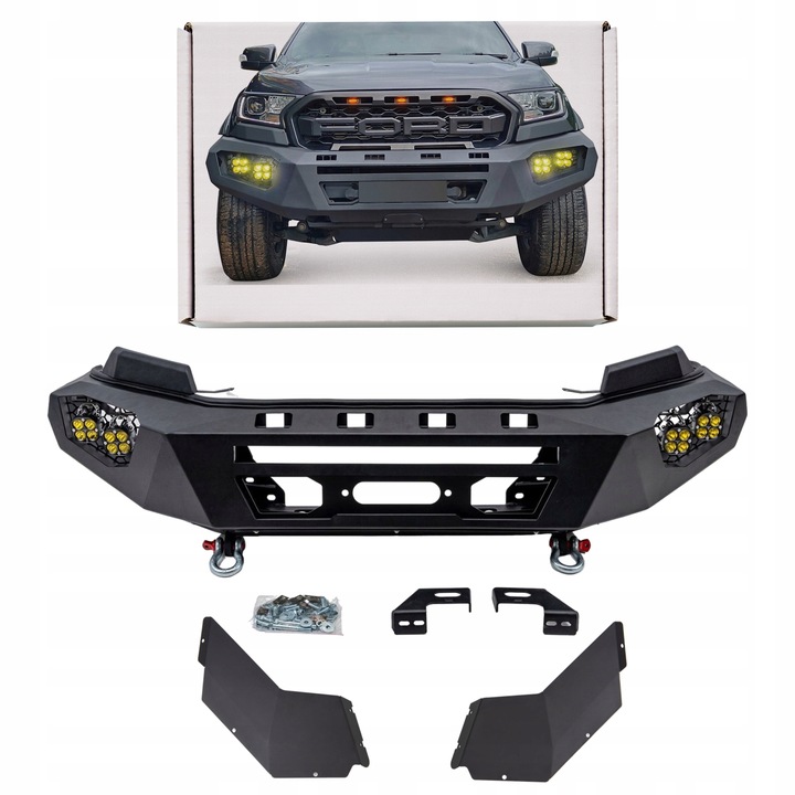 фото №1, Ford ranger t7 2016-2018 бампер переднє з led