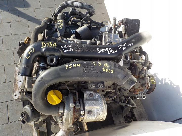 фото №10, Suzuki swift 14r 1.3 ddis 75km евро 5 двигатель d13a комплектный film