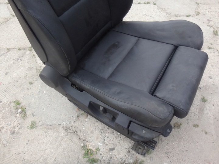 фото №6, Сиденье правые перед переднее пассажира bmw e60 e61 м-пакет sport чёрная кожа