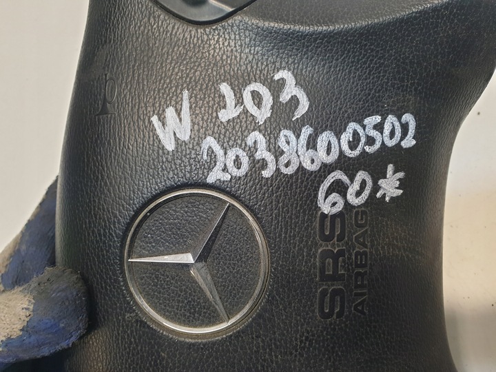 фото №6, Подушка подушка безопасности руль водителя mercedes-benz w203 2038600502
