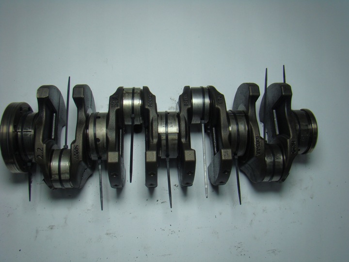 фото №11, Wał колінчастий вкладиші ducato jumper transit 2.2 2.4 євро 5 bk2q6303aa номінал