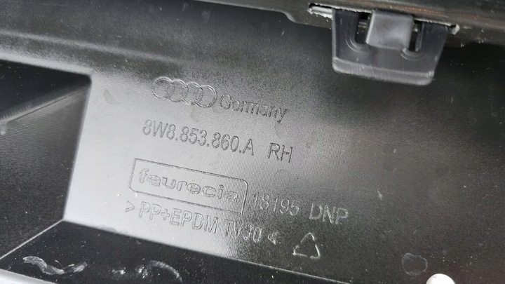 фото №15, Audi a5 s5 s line 8w8 sportback 2016- планка пороговая правая 8w8853860a