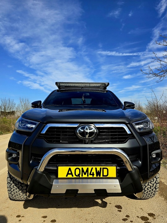 фото №8, Toyota hilux обладнання трубами передні amazon хром kangur труби
