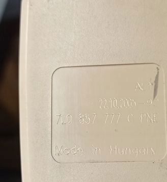 фото №4, Застёжка ремня сиденья левый перед vw touareg 7l 7l0857777c