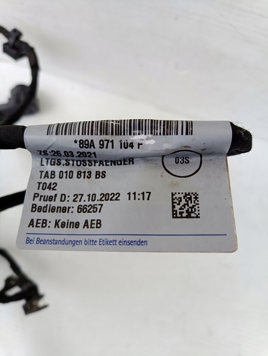 фото №5, Audi q4 e-tron джгут електричний бампера 89a971104p