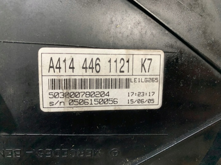 фото №5, Спидометр приборы 4144461121 mercedes vaneo w414