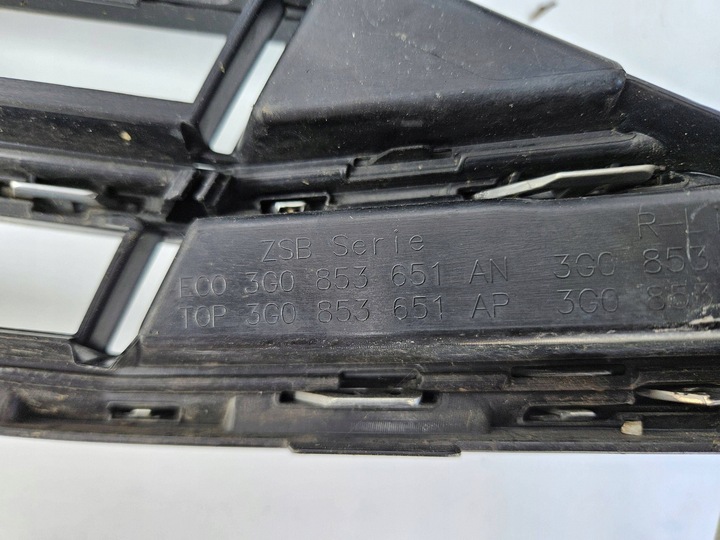 фото №9, Volkswagen passat b8 3g0 рестайлінг решітка радіатора решітка бампера передньої перед