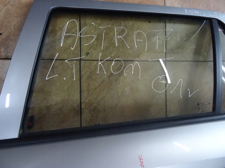фото №2, Astra ii 1.7isuzu 01' kom стекло дверь левый зад