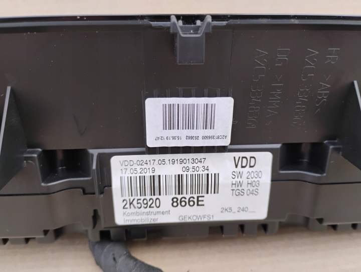 фото №11, Vw caddy iv 2k5 15-20 спідометр  прилади 2k5920866e європа оригінал oem номер