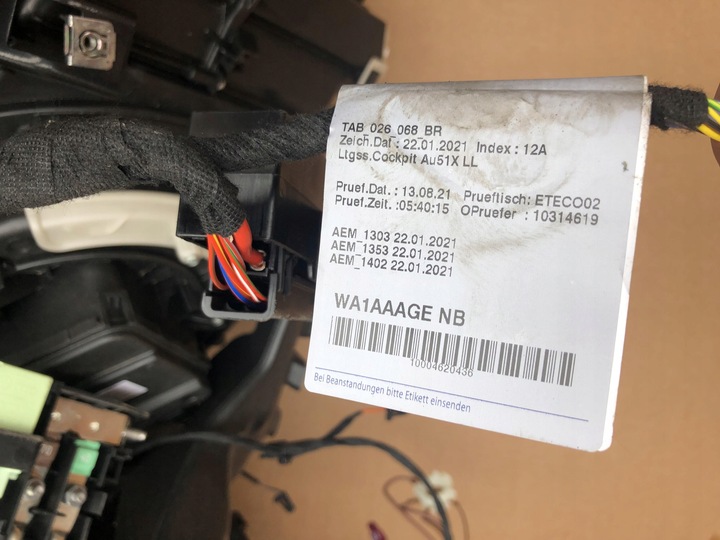 фото №11, Каркас панелі обігрівач педалі audi e-tron q8 suv