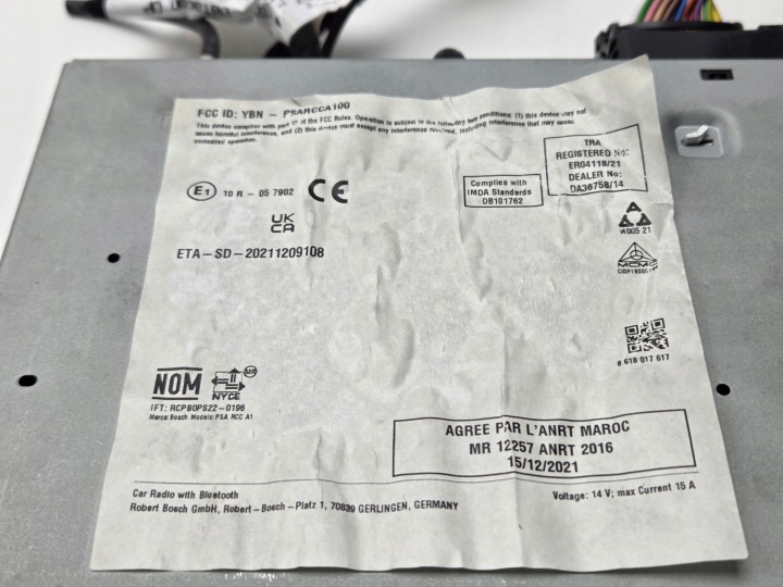 фото №13, Proace combo berlingo rifter магнітола магнітола 23r 9855270480