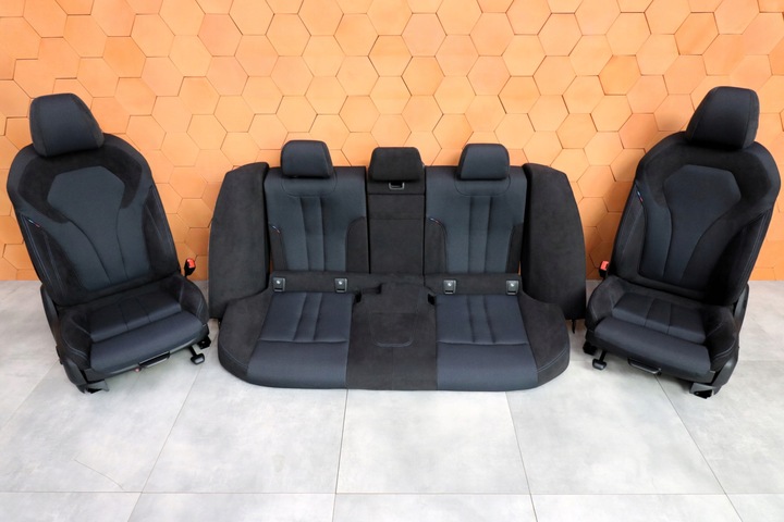 фото №11, Bmw 5' g30 lci салон сиденья з підігрівом sport алькантара антрацит 20 km !!