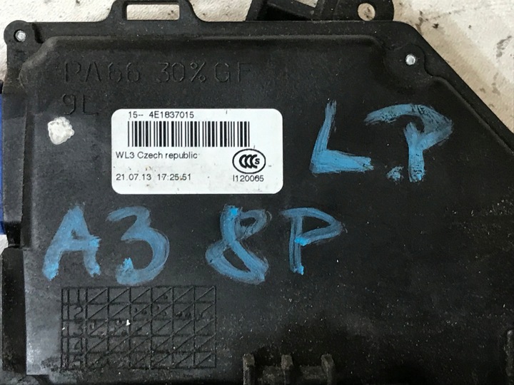 фото №6, Audi a3 8p замок дверь левый перед 9 pin 4e1837015