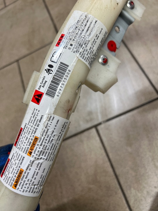 фото №7, Подушка безопасности шторка воздушная левая accord viii air bag