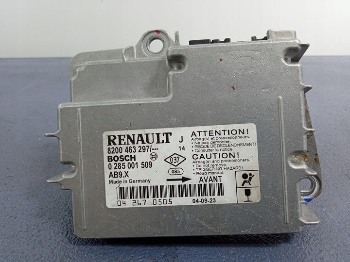 фото №11, Renault modus 04- панель консоль подушки ремені kpl