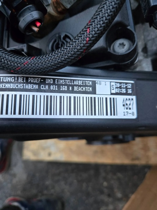 фото №6, Двигатель комплектный clh 1.6 tdi skoda vw audi seat номер 104n