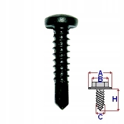 фото №1, Гвинт гвинт монтаж самосвердлильний універсальний 4x19