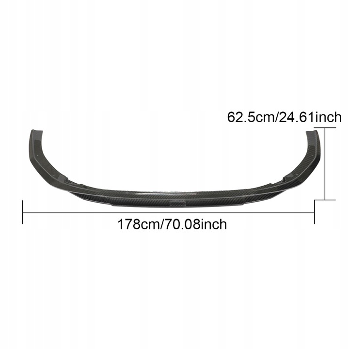 фото №10, Audi rs4 s4 спойлер накладка бампер перед планка карбон качество