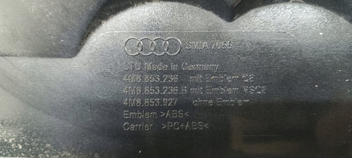 фото №8, Audi q8 sq8 rsq8 18- накладка крышки багажника 4m8853236 оригинал сцепление