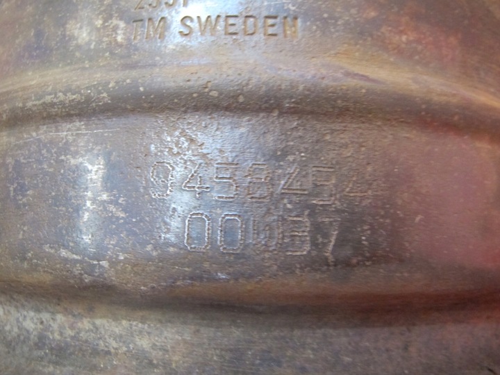 фото №8, Volvo v70 2 ii 00- 2.5 tdi d5252t катализатор 9458454 tm sweden