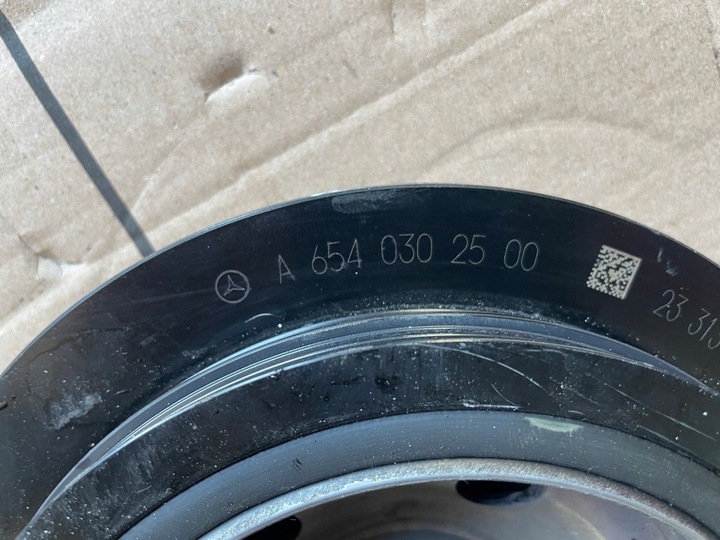 фото №8, Mercedes w213 w254 w206 w205 2,0 cdi 654820 колесо ременное a6540302500