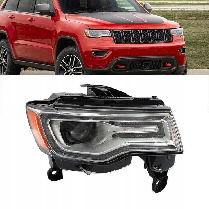 фото №6, Фара перед правый ксенон jeep grand cherokee wk2 19-21
