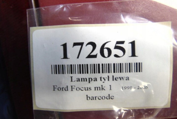фото №6, Ford focus mk1 hb лампа зад левая