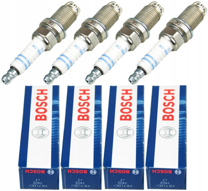 фото №1, 4x свічка запалювання запалювання bosch 0242235668 fr7ldc+