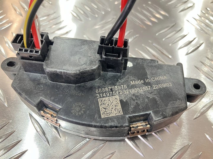 фото №3, Резистор резистор вентилятор volvo ec40 c40 31497512