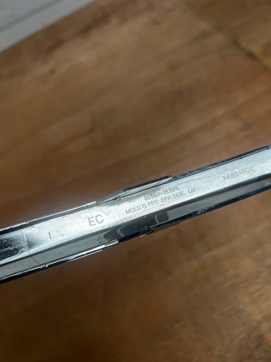 фото №12, Hyundai elantra iv 4 універсал планка хром бампера перед лівий 86581-2l310