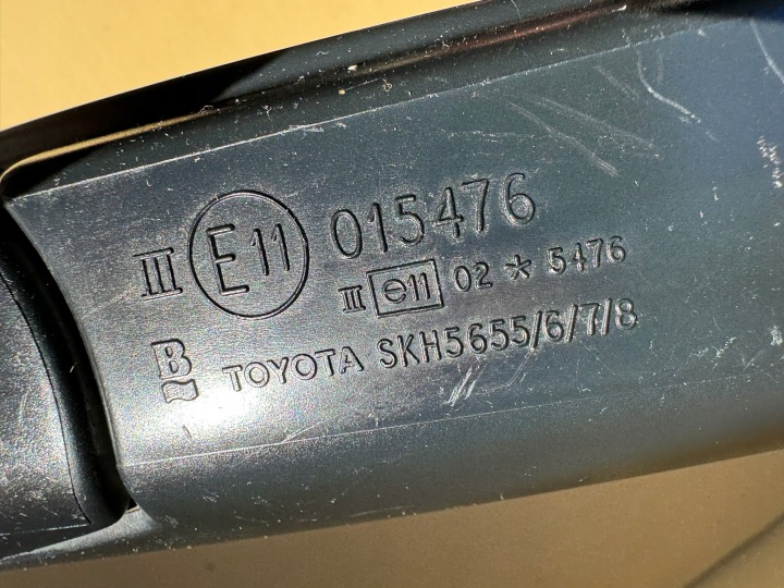 фото №10, Toyota corolla viii 8 e11 97-02r дзеркало праве передні зовнішні