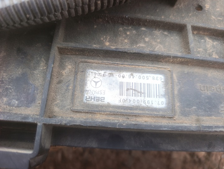 фото №8, Корпус вентилятора mercedes vito w638 2.2 cdi 6385004600